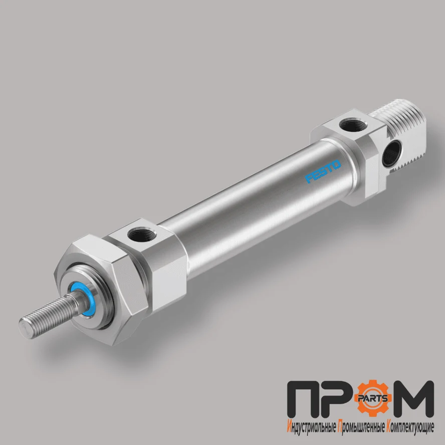 Пневмоцилиндр Festo DSNU-20-50-PPS-A, ISO 6432, двустороннего действия, 20×50 мм. Арт. 559273